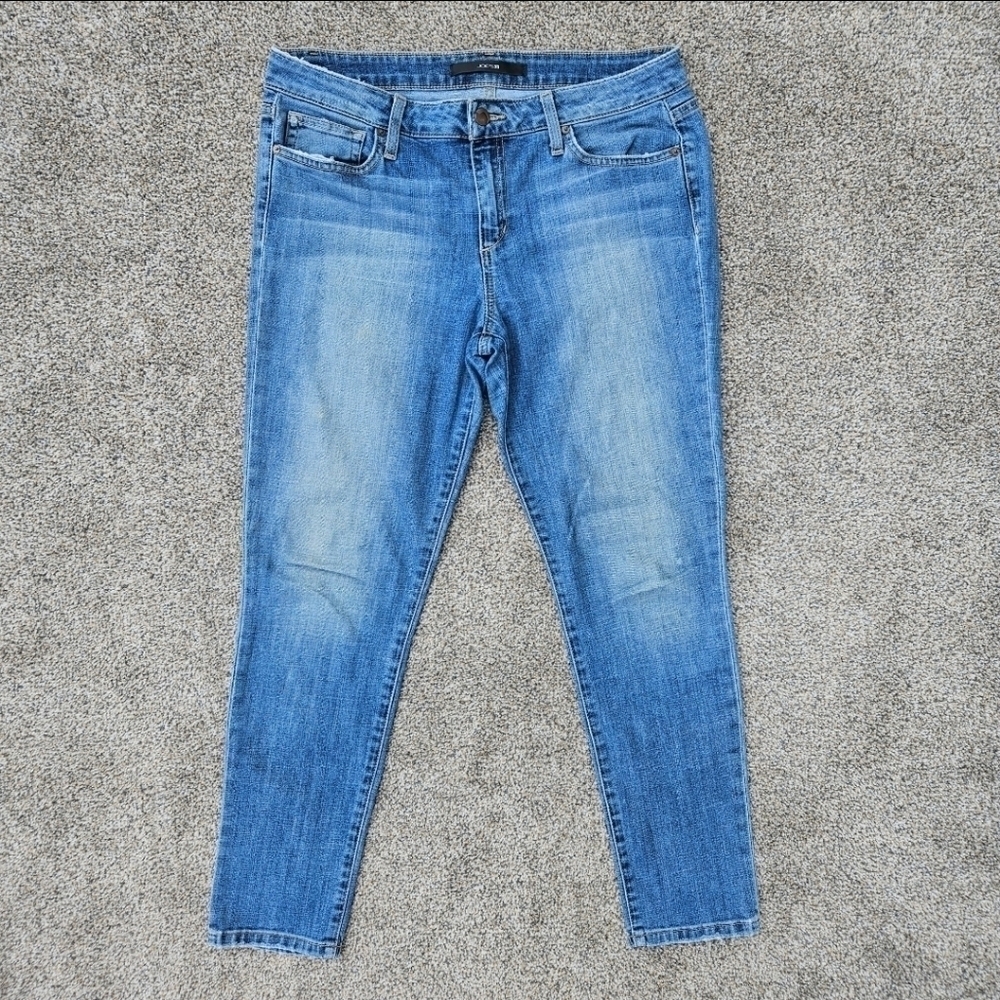 Joe's Jeans Kiana Skinny Ankle Denim Jeans Light Medium Wash Mid Rise Size 31